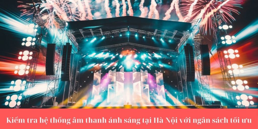 Kiểm tra hệ thống âm thanh ánh sáng tại Hà Nội với ngân sách tối ưu