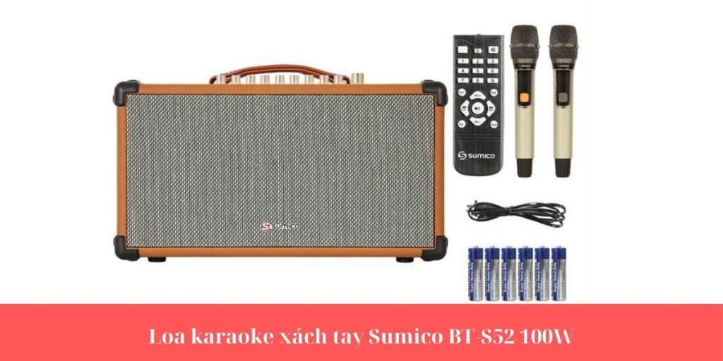 Loa karaoke xách tay Sumico BT-S52 100W