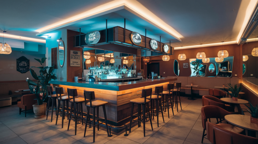 a bar lounge with modern led lighting tr C4ZsvWD4TBCfLCkz7XDAzA hOcAZ uwQbao14 LrPaJtg
