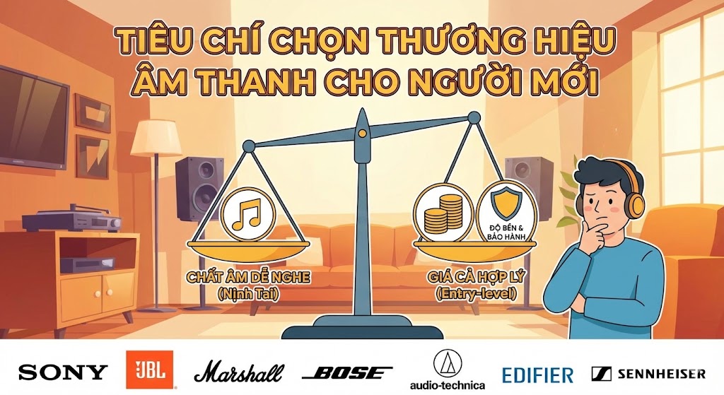 Khám phá 7 Thương hiệu Âm thanh Uy tín cho Người mới 1 Khám phá 7 Thương hiệu Âm thanh Uy tín