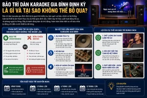 Bảo trì dàn karaoke gia đình định kỳ là gì và tại sao không thể bỏ qua