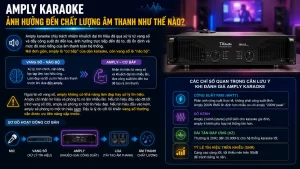 Amply Karaoke Ảnh Hưởng Đến Chất Lượng Âm Thanh Như Thế Nào