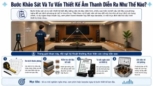 Bước Khảo Sát Và Tư Vấn Thiết Kế Âm Thanh Diễn Ra Như Thế Nào?