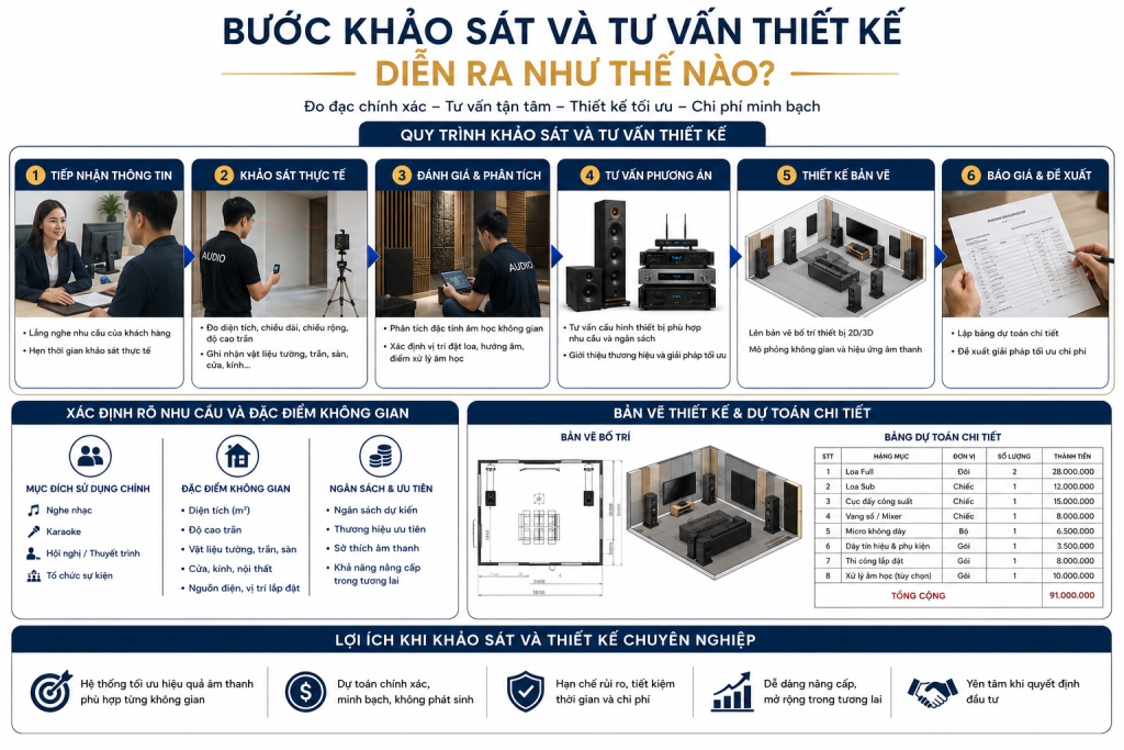 Bước Khảo Sát Và Tư Vấn Thiết Kế Diễn Ra Như Thế Nào?