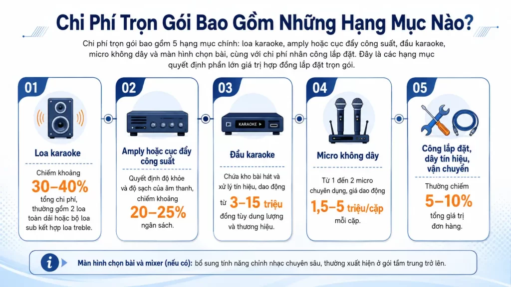 Chi Phí Trọn Gói Bao Gồm Những Hạng Mục Nào?
