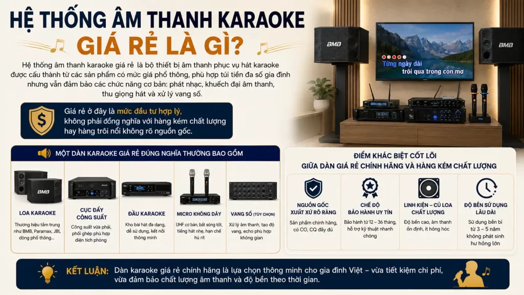 He Thong Am Thanh Karaoke Gia Re La Gi