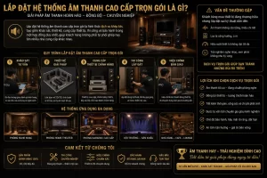 Lắp Đặt Hệ Thống Âm Thanh Cao Cấp Trọn Gói Là Gì?