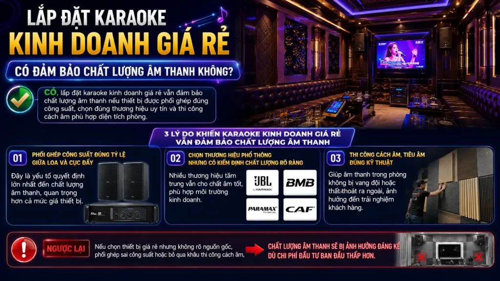 Lap Dat Karaoke Kinh Doanh Gia Re Co Dam Bao Chat Luong Am Thanh Khong