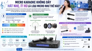 Micro Karaoke Không Dây Hát Nhẹ, Ít Hú Là Loại Micro Như Thế Nào