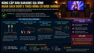 Nâng Cấp Dàn Karaoke Gia Đình Ngân Sách Dưới 5 Triệu Đồng Có Được Không