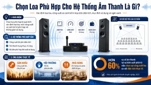 Chọn Loa Phù Hợp Cho Hệ Thống Âm Thanh Là Gì