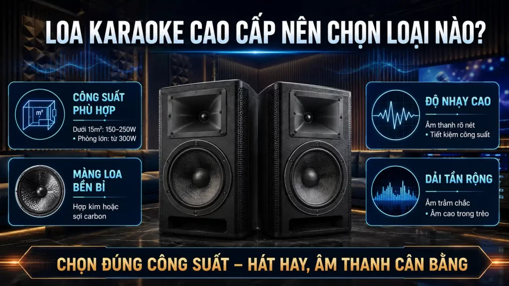 Setup Âm Thanh Karaoke Cao Cấp Tại Hà Nội: Quy Trình, Thiết Bị Và Chi Phí 2 Loa Karaoke Cao Cấp Nên Chọn Loại Nào?