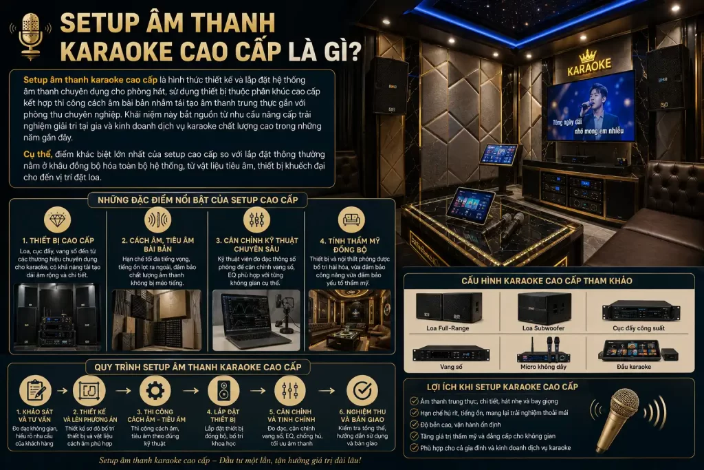 Setup Âm Thanh Karaoke Cao Cấp Là Gì?